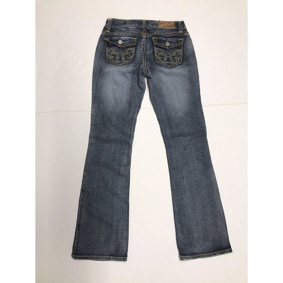 Zanadi Denim for Life Blue Jeans Med Wash Size 7 30 x 31 - Picture 2 of 4